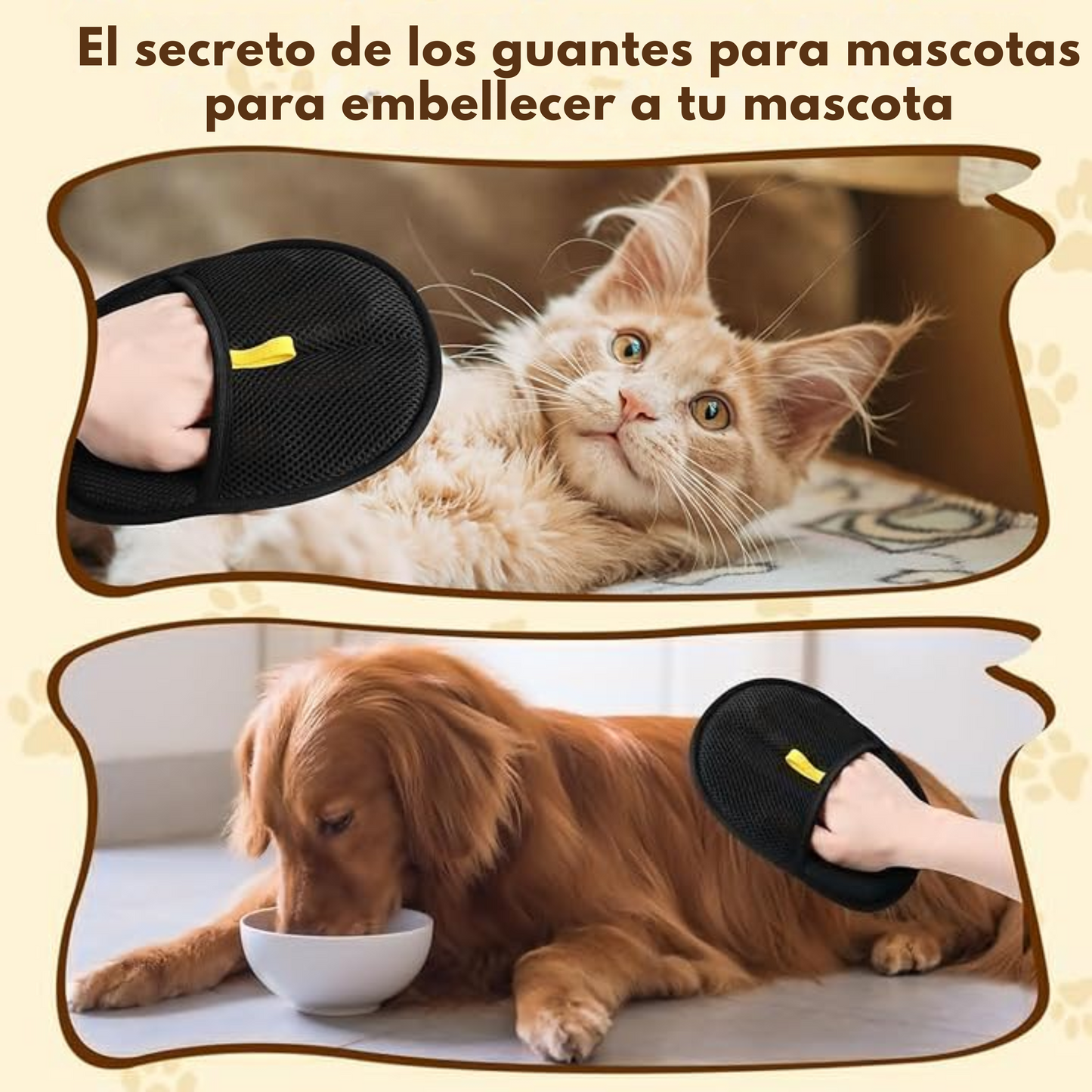 Guante Removedor de Pelo para Mascotas